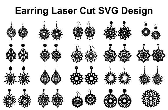 Elegant Flower Earrings SVG Pack Review