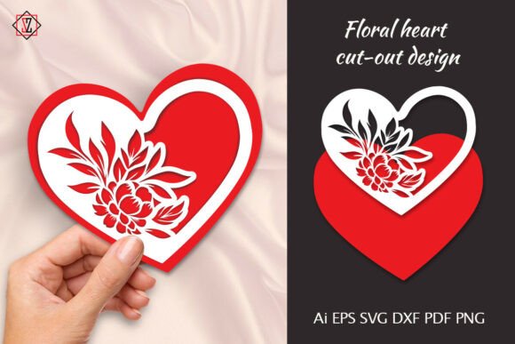 Floral Heart Cut-out Design Review