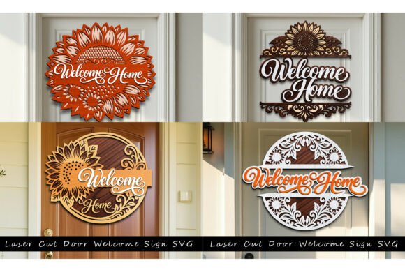 Laser Cut Door Welcome Sign SVG Bundle Review