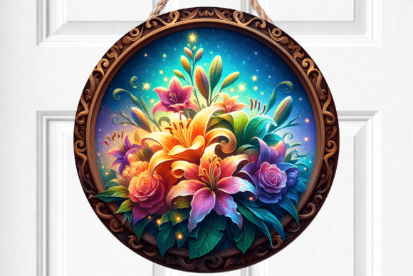 Magical Glow Lily Floral Door Sign Review