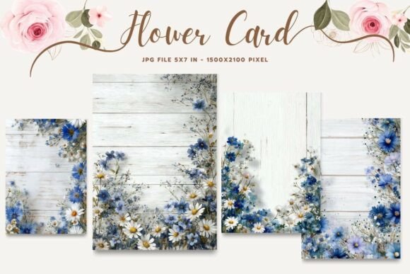 Reviewing Flower Card Floral Greeting Postcard_20 for Real Embroidery