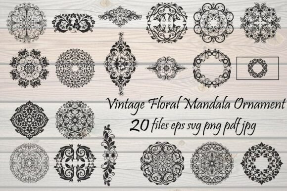 Vintage Floral Mandala Ornament Bundle Review